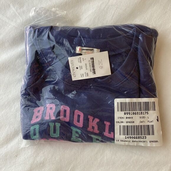 J. Crew Girls' graphic crewneck sweatshirt* - Picture 4 of 4